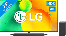 LG 75NANO766QA (2022) + Soundbar aanbieding