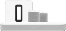 Coolblue Sonos Beam Gen.2 5.1 + One SL (2x) + Sub G3 Wit aanbieding