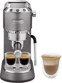Coolblue De'Longhi Dedica Arte EC885.GY Grijs aanbieding
