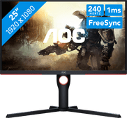 AOC 25G3ZM/BK Gaming monitor met een hoge verversingssnelheid