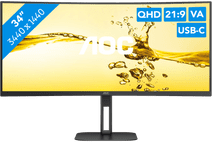 AOC CU34V5C/BK AOC monitor voor kantoor en thuis