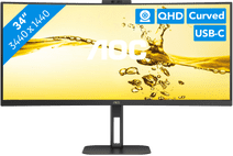 AOC CU34V5CW/BK AOC monitor voor kantoor en thuis