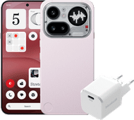Nothing Phone (4a) Pro 256GB Roze 5G + BlueBuilt Oplader met Usb C Poort 45W Wit Smartphone met de beste snelheid
