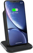 Zens Draadloze Oplader 10W met Standaard Zwart Samsung Galaxy S10, S9, S8, S7 en S6 draadloze oplader