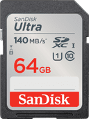 SanDisk SDXC Ultra 64GB 140MB/s SDXC card