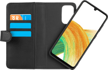 BlueBuilt Samsung Galaxy A33 2-in-1 Case Leer Zwart 2-in-1 case telefoonhoesje