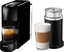 Krups Nespresso Essenza Mini XN1118 Zwart + Melkopschuimer Krups koffiezetapparaat