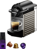 Coolblue Krups Nespresso Pixie XN304T Titanium aanbieding