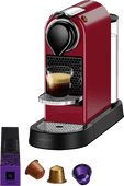 Krups Nespresso Citiz XN7415 Kersenrood Koffie cadeau