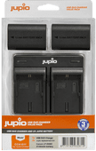 Jupio Kit: 2x Battery LP-E6NH + USB Dual Charger Jupio accu voor camera