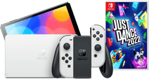 Coolblue Nintendo Switch OLED Wit + Just Dance 2022 aanbieding