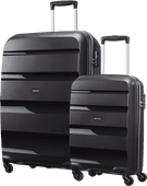 Coolblue American Tourister Bon Air Spinner 75+55 cm Black Kofferset aanbieding