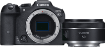 Canon EOS R7 + RF 50mm f/1.8 STM Camera for traveling