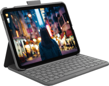 Logitech Slim Folio Apple iPad (20252022) Keyboard Cover QWERTY Logitech tablet cover with keyboard