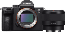 Sony A7 III + 50mm f/1.8 Camera met viewfinder