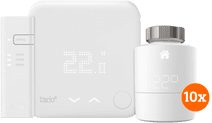 Coolblue Tado Slimme Thermostaat V3+ startpakket + 10 radiatorknoppen aanbieding