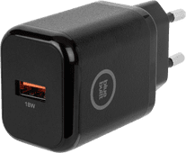 BlueBuilt Quick Charge Oplader met Usb A Poort 18W Zwart Losse oplader