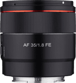 Samyang 35mm f/1.8 AF Sony FE Primelenzen voor Sony camera