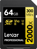 Lexar Professional SDXC 2000x GOLD 64GB 260MB/s SDXC card