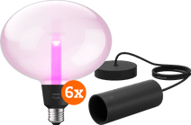 Philips Hue Lightguide Ellipse White and Color E27  6-pack + hanglampsnoer Smart lamp met E27 fitting