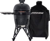 The Bastard Large Compleet + The Bastard Hoes Large Kamado barbecue met hoes