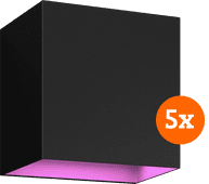 Philips Hue Resonate Downward White and Color - zwart 5-pack