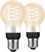 Philips Hue Filament Light White Standard E27 - 2023 - 2-pack smart light with E27 fitting