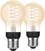 Philips Hue Filament Light White Standard E27 - 2023 - 2-pack Philips Hue E27 fitting