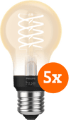 Philips Hue Filamentlamp White Standaard E27 - 2023 - 5-pack Philips Hue Filament lamp