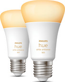 Philips Hue White Ambiance E27 800lm Duo Pack Philips Hue E27 fitting