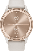 Garmin Vivomove Trend Roségoud/Wit Horloge voor Android smartphones