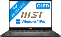 MSI Prestige 16 AI+ C3MG-050NL OLED QWERTY MSI Prestige