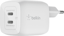 Belkin Power Delivery Oplader 45W met 2 Usb C Poorten Snellader voor iPhone