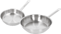 Demeyere Resto 3 Frying Pan Set 24 + 28cm PFAS-free pan