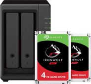 Synology DS723+ + Seagate Ironwolf 8TB (2x4TB) NAS bundel