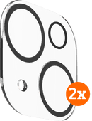 BlueBuilt Apple iPhone 14 / 14 Plus Camera Lens Protector Glas Duo Pack Camera lens protector voor Apple