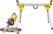 DeWalt DWS774-QS + onderstel Kleine afkortzaag