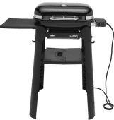 Weber Lumin Compact Black with Underframe Barbecue for at the campsite