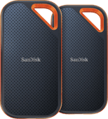 SanDisk Extreme Pro Portable SSD 1TB V2 - Duo Pack External SSD for Mac