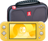 Nintendo Switch Lite Geel + Bigben Officiële Nintendo Switch Lite Beschermtas