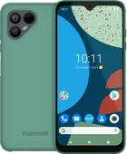 Fairphone 4 256GB Green 5G + Back Cover Green medium-sized smartphone