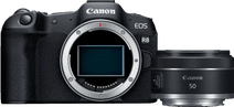 Canon EOS R8 + RF 50mm f/1.8 STM System camera promotion