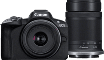 Coolblue Canon EOS R50 + RF-S 18-45mm + RF-S 55-210mm aanbieding