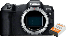 Coolblue Canon EOS R8 + Accu aanbieding