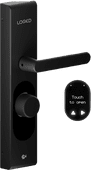 LOQED Touch Smart Lock Zwart Slimme beveiliging Google Assistent compatibel