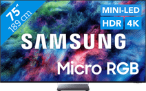 Samsung Micro RGB 75" R95H (2026) Ziggo gecertificeerde tv
