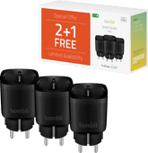 Hombli Smart Plug Black 3-pack Smart home promotion