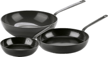 Coolblue GreenPan Craft Koekenpannenset 20 + 28 cm + Wokpan 28 cm aanbieding