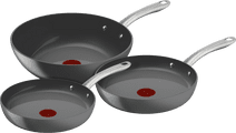 Tefal Renew+ Ceramic Frying Pan Set 24cm + 28cm + Wok 28cm ceramic pan