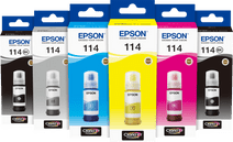 Epson 114 Inktflesje 6-kleuren bundel Epson 114 inkt cartridge